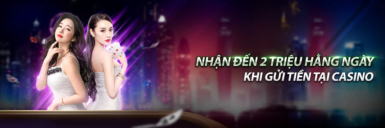 Hình ảnh tiền thưởng nạp lại hàng ngày cho trò chơi nổ hũ tại U888, khuyến mãi cá cược trực tuyến.